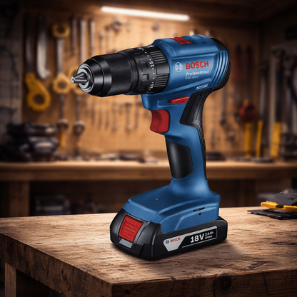 BOSCH AKKUMULÁTOROS KÉSZLET: FÚRÓ/CSAVAROZÓ + FÚRÓ- ÉS BITKÉSZLET DOBOZBAN, 70% KEDVEZMÉNNYEL ÉS TELJESEN INGYENES TÁSKÁVAL.