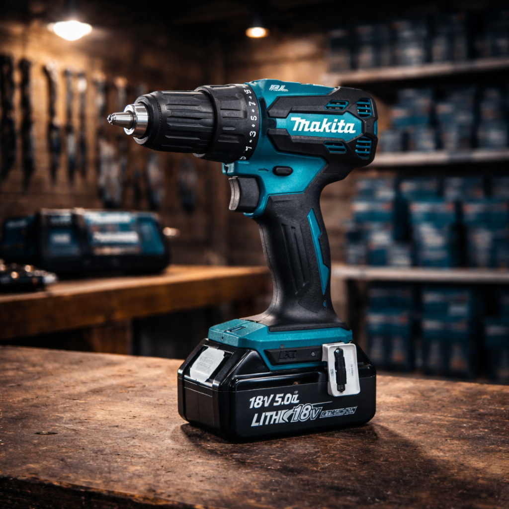 MAKITA 18V PROFI KÉSZLET – SZÉNKEFE NÉLKÜLI FÚRÓ-CSAVAROZÓ + MÁRVÁNYVÁGÓ + TÖLTŐ 70% KEDVEZMÉNNYEL