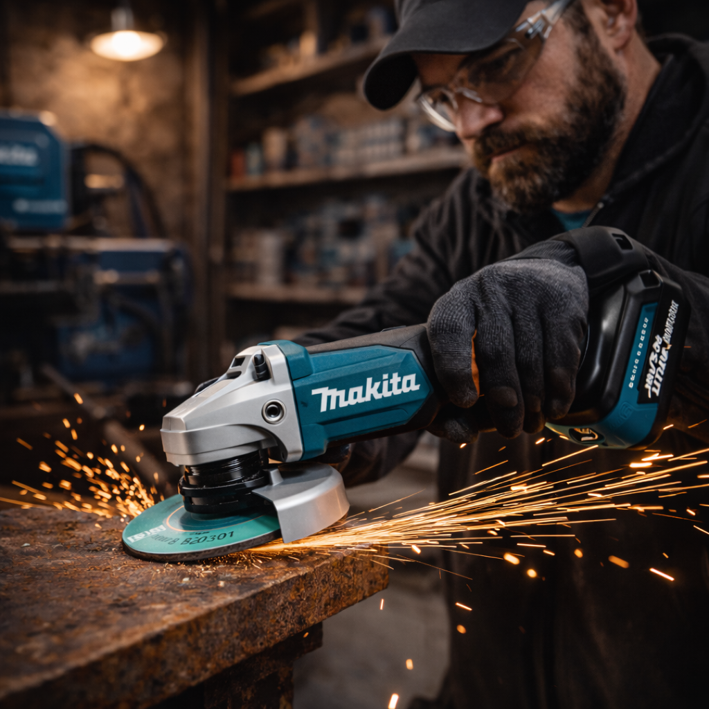 MAKITA 18V PROFI KÉSZLET – SZÉNKEFE NÉLKÜLI FÚRÓ-CSAVAROZÓ + MÁRVÁNYVÁGÓ + TÖLTŐ 70% KEDVEZMÉNNYEL