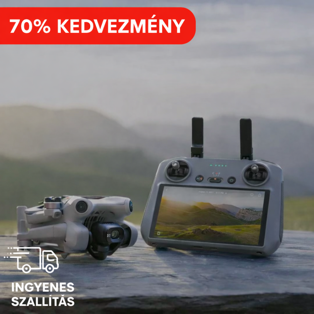 VÁSÁROLJ 1-ET, VIGYÉL 2-T – DJI MINI 4 PRO 70% KEDVEZMÉNNYEL