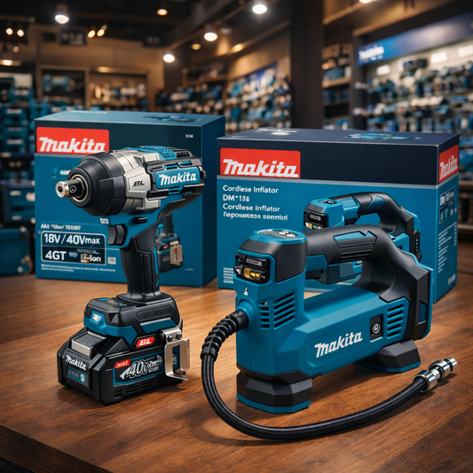 MAKITA PROFESIONÁLIS CSOMAG – AKKUMULÁTOROS FÚRÓ-CSAVAROZÓ 40V + HORDOZHATÓ KOMPRESSZOR | 70% OFF CSAK MA